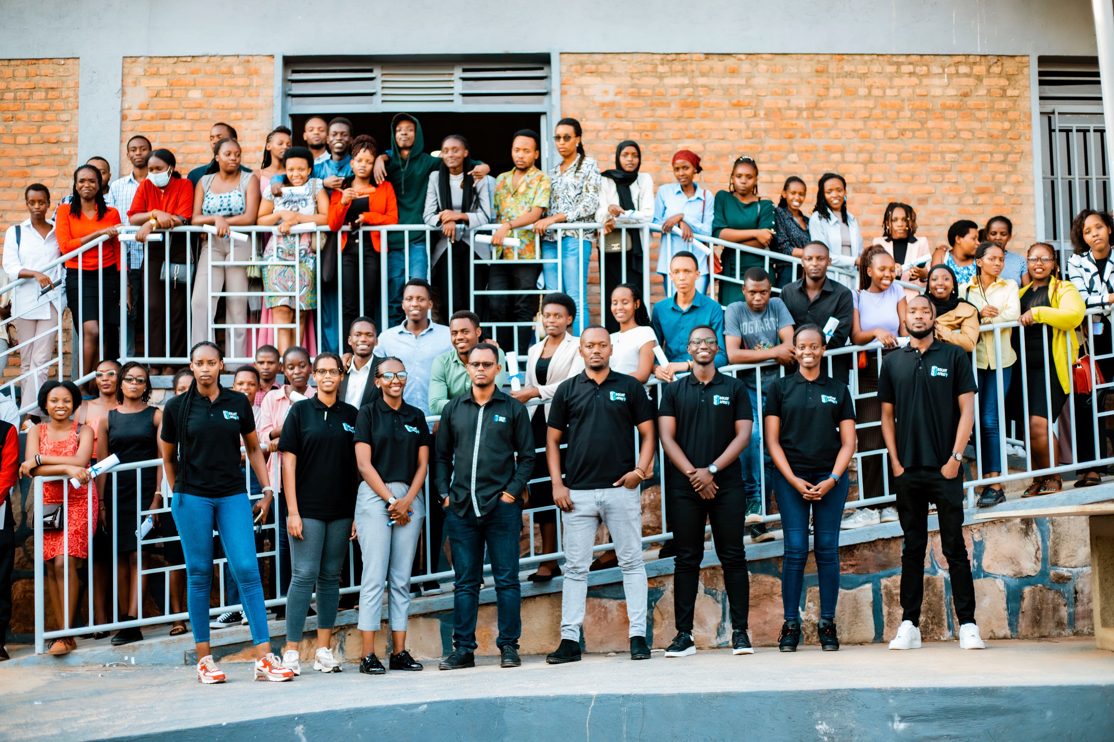 Soma Foundation Rwanda team with a community they visited